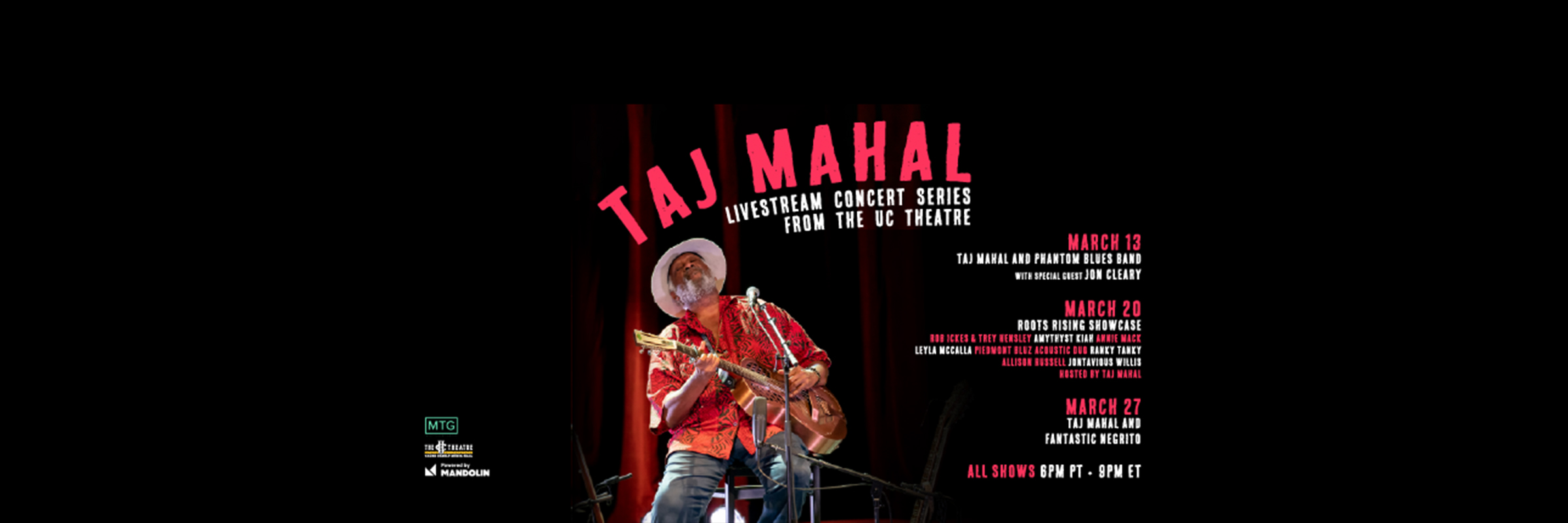 Taj Mahal Livestream Series